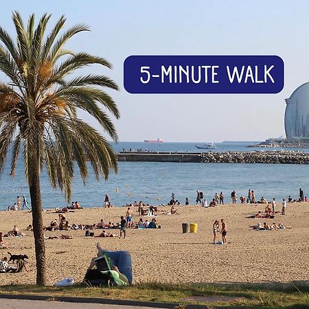 Taulat Loft L Poblenou Beach L Self Check In L Terrace Penthouse Barcelona Buitenkant foto
